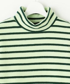 23区GOLF 【WOMEN】リングヤーン ボーダーモックネックシャツ