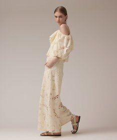 GRACE CONTINENTAL カットワークオフショルトップ