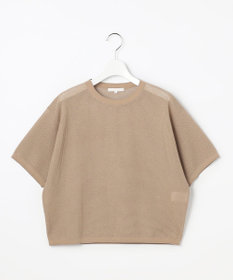自由区 シアーメッシュニット Tシャツ