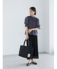 Te chichi スタンドフリルシャーリングブラウス