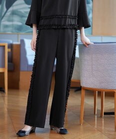 Tiaclasse L 【ブラウス×パンツ2点ット】フリルデザインセットアップ