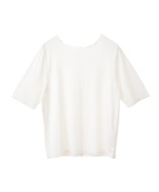 earth music&ecology リブメローショートスリーブプルオーバー