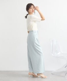 earth music&ecology リブメローショートスリーブプルオーバー