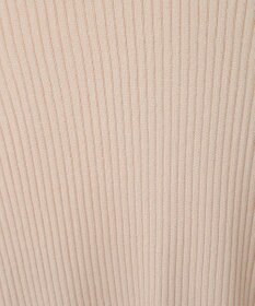 YECCA VECCA 袖口シアーリブニット