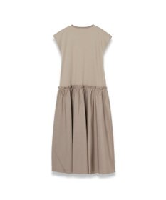 JOSEPH 【洗える】ポプリンジャージー　キャップスリーブドレス