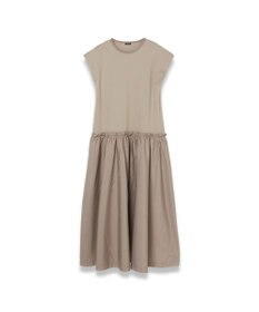 JOSEPH 【洗える】ポプリンジャージー　キャップスリーブドレス