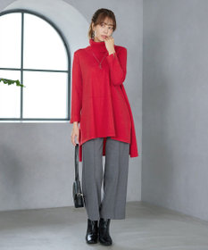 Tiaclasse まろやかタートルニットチュニック