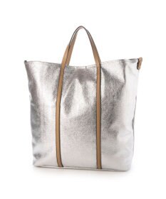 UNBILLION カシュカシュ cachecache / メタリックキャンバス1枚仕立て2wayトートバッグ