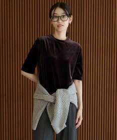 UNFILO ストレッチベロア Tシャツ