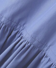 YECCA VECCA ペプラムギャザーシャツ