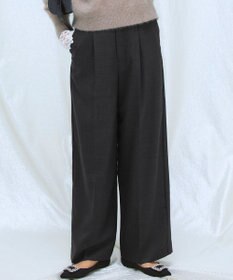 23区 【滝沢眞規子さん着用/VERY掲載/洗える】TWビエラ タック ワイド パンツ