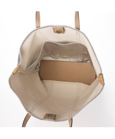 UNBILLION カシュカシュ cachecache / メタリックキャンバス1枚仕立て2wayトートバッグ
