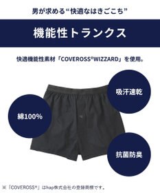 WACOAL MEN トランクス　綿100％　吸汗速乾　抗菌防臭　前開き　/ブロス　GT7300