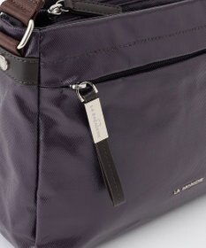 LA BAGAGERIE コーティングキャンバス ショルダーバッグ