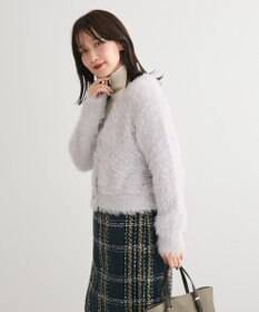 Green Parks ・Ｐｅｔｉｔ　Ｆｌｅｕｒ　シャギーニットカーディガン