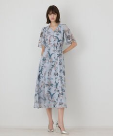 GRACE CONTINENTAL シノワズリプリントワンピース