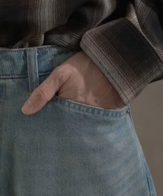 WEGO ボタンフライローライズフレアデニム