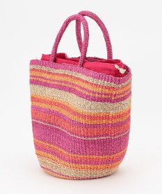 ONWARD CROSSET SELECT 【VIOLAd’ORO】MIRO アバカカラーボーダーバッグ M