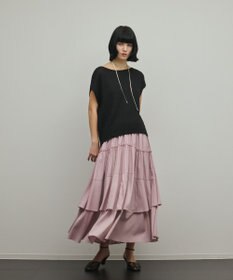 GRACE CONTINENTAL ロングティアードスカート