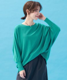 ANY 【洗濯機可/UVカット/接触冷感】クールタッチボクシーニット