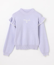 ANY KIDS 肩フリル しあわせタッチニット