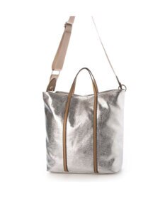 UNBILLION カシュカシュ cachecache / メタリックキャンバス1枚仕立て2wayトートバッグ