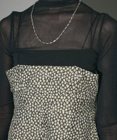 Green Parks ジャガードキャミワンピース