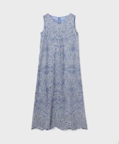 GRACE CONTINENTAL フラワーカットワークワンピース【限定カラー】