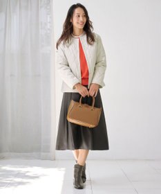 J.PRESS LADIES S 【WEB限定カラーあり】コンパクトタフタキルティング ブルゾン