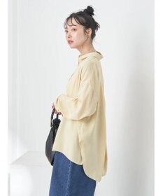 earth music&ecology バックボタンチュニック