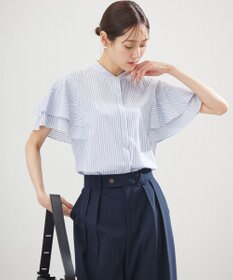 組曲 S コットンレーヨンシャーティング ブラウス