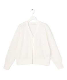 ICB L シアージャカード ニットブルゾン