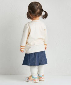 MIKI HOUSE HOT BISCUITS 【80-120cm】パステルビーンズ 長袖Tシャツ