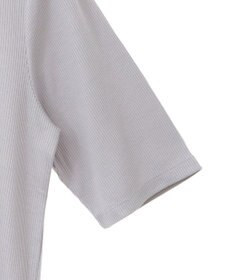 earth music&ecology リブメローショートスリーブプルオーバー