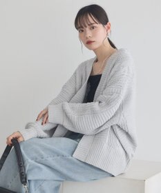 earth music&ecology マットモールカーディガン