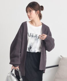 earth music&ecology マットモールカーディガン