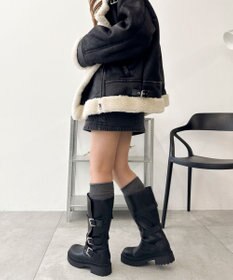 WEGO サイドベルトロングブーツ