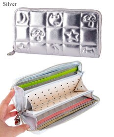 tsumori chisato CARRY ネコキルティング ラウンドファスナー長財布