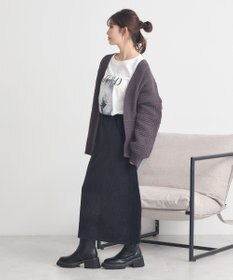 earth music&ecology マットモールカーディガン