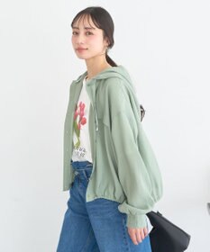 earth music&ecology 【フード取り外し可】シアーシャツブルゾン