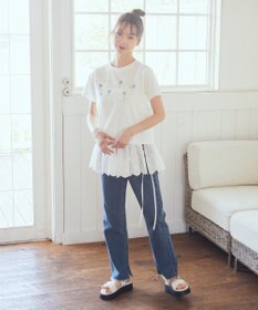 earth music&ecology アソートロマンティックグラフィックＴ