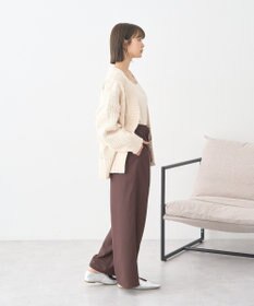 earth music&ecology マットモールカーディガン