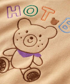 MIKI HOUSE HOT BISCUITS 【80-110cm】【NEW Color Series】裏毛パイル素材 フレアワンピース