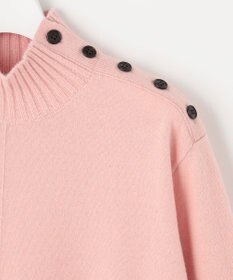 J.PRESS LADIES 【洗える】WOOL BLEND AIR ハイネック ニット