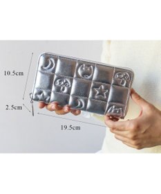 tsumori chisato CARRY ネコキルティング ラウンドファスナー長財布