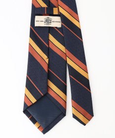 J.PRESS MEN ライトウェイトウールシルク レジメンタル ネクタイ