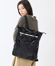 LeSportsac EVERYDAY TH CITY BKPK/アップタウンブラックシャイン/ブラック2