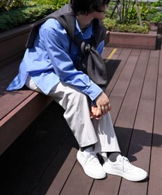 Pointer 日本製 本革軽量 大人厚底スニーカー