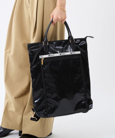 LeSportsac EVERYDAY TH CITY BKPK/アップタウンブラックシャイン/ブラック2