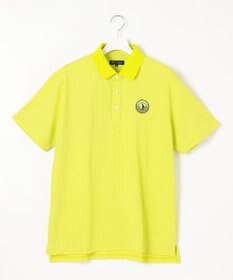 23区GOLF 【MEN/キングサイズ】ポリエステルサッカー 半袖ポロシャツ